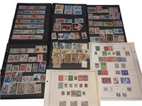 Stamp collection in pages
