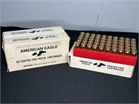 3 BOXES AMERICAN EAGLE 45 CAL. PISTOL AMMO (50 PER