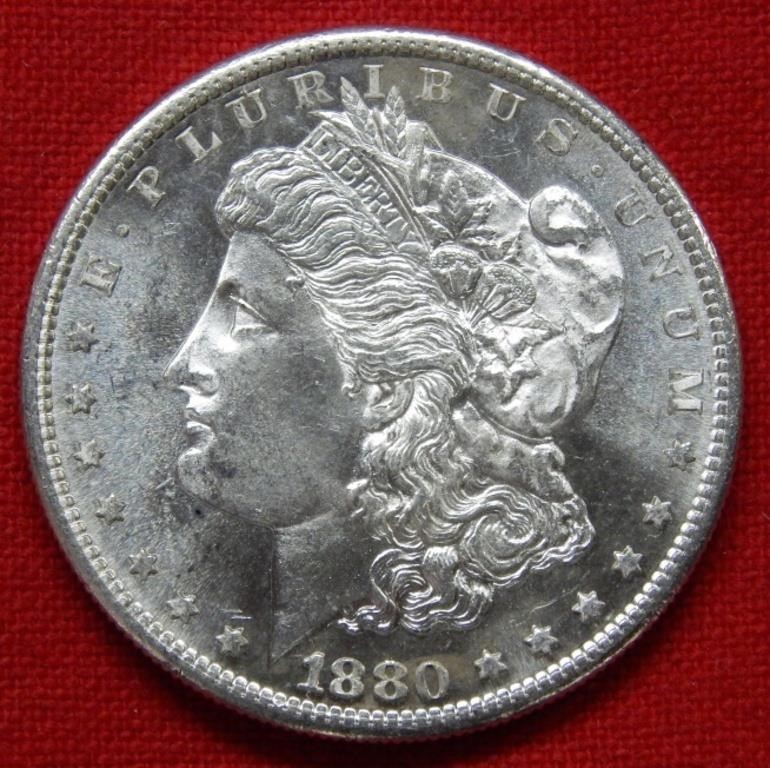 1880 S Morgan Silver Dollar