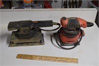 Two Black & Decker Sanders