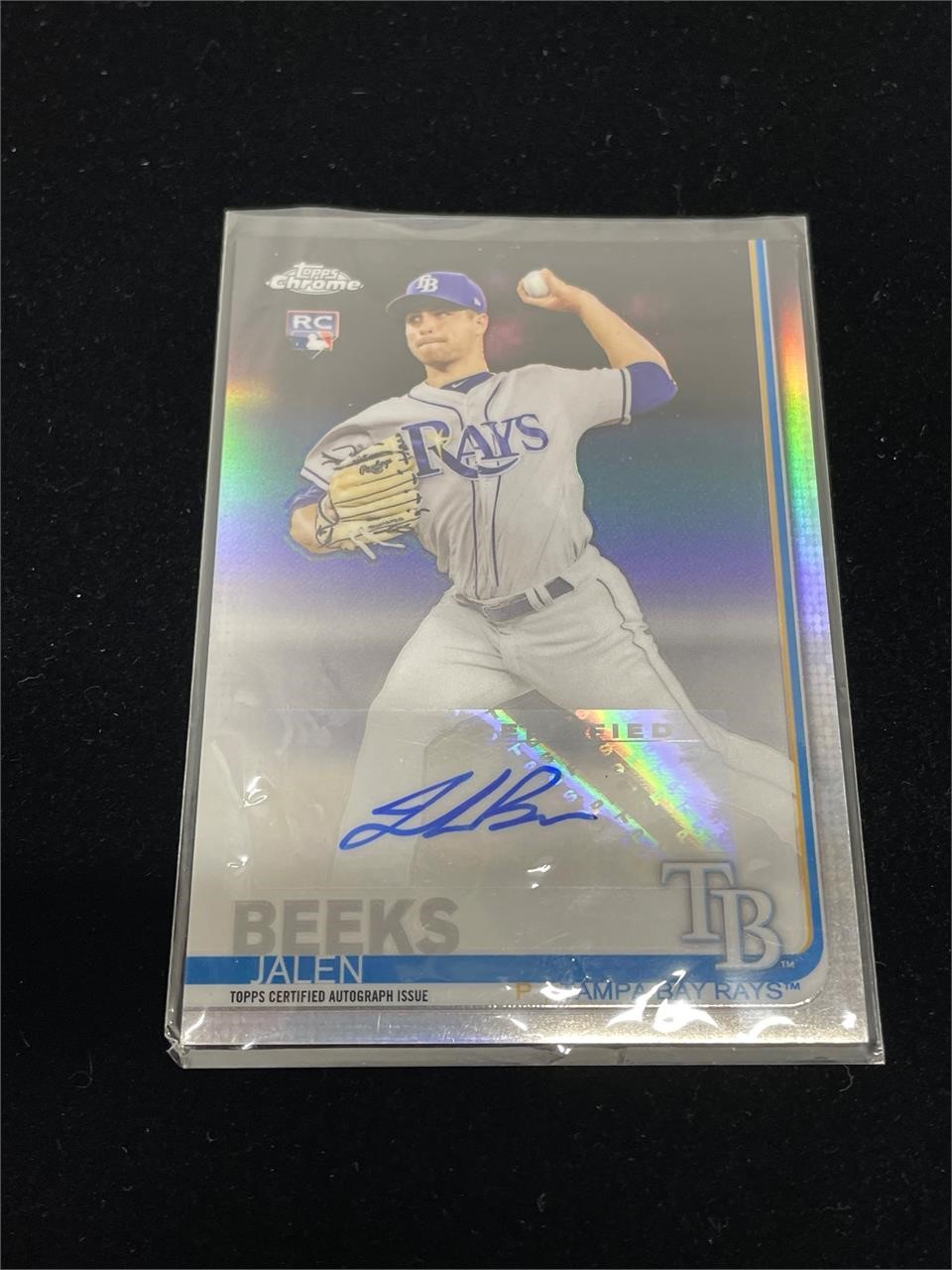 Signed Jalen Beeks Topps Chrome 2019