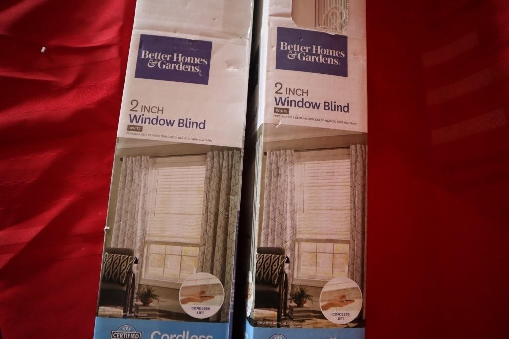 2in Window Blinds 36X48 and 34X64