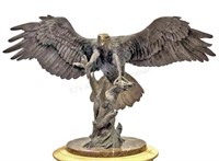 Frank Goldburn Limited Bronze Eagle Sculpture