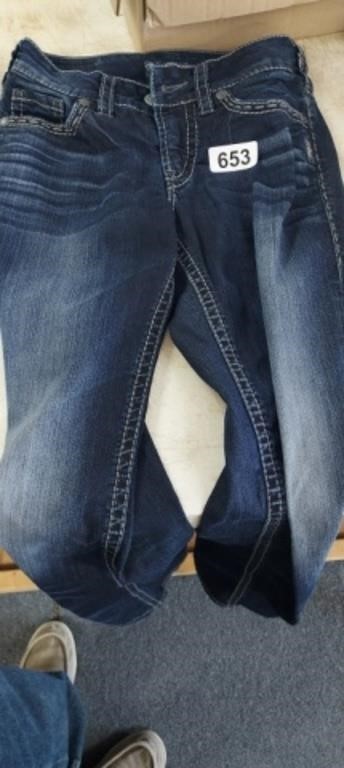 SILVER JEANS, SUKI BABY BOOT, SIZE 25 / L33