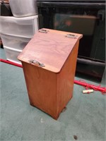 Tater bin appears to be made of cedar