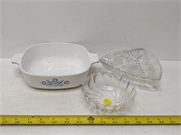 corningware and crystal