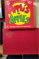 Two VTG Board Games Scrabble/ Apples to Apples