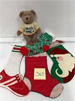 Christmas Stockings Teddy Bear