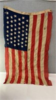 Rare Antique 45 star US flag