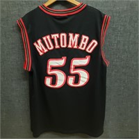 Dikembe Mutombo,Nike,Sixers Jersey Size L