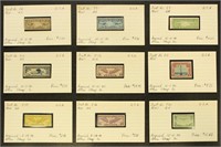 US Stamps Mint Airmail collection, identified on c