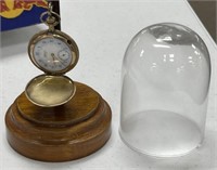 Hampden Pocket Watch and Display Box