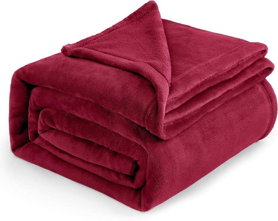 Luxury Blanket Red Queen(90"x90") Size Lightweige