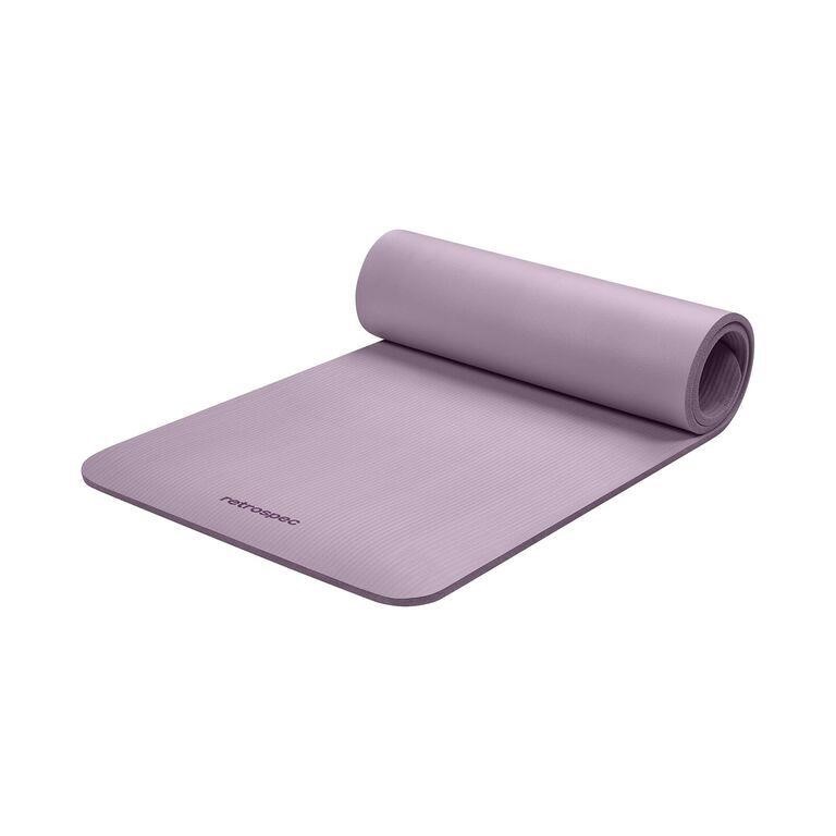 RETROSPEC Solana Yoga Mat in Violet w/ Nylon Strap