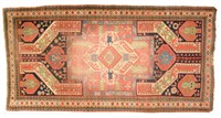Unusual Antique Kazak rug, approx. 5.1 x 10.1