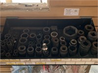 ASSORTED SOCKET LOT (DIFFERENT SIZES AND BRANDS