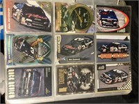 NASCAR TRADING CARDS ALBUM / OVER 690 CARDS