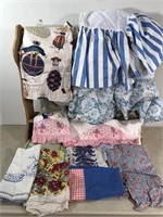 Lot of Vintage Tablecloths & Pillowcases