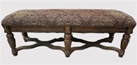 French Style Tufted Bench