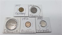 Germany, France, Denmark, Philippines, Netherlands