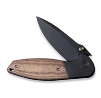 We Knife Black/brown Nitro Mini Flipper Knife