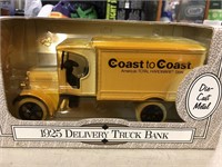 1925 delivery truck bank by Ertl - US made, new in