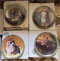 4 Rockwell Society American Dream Plates