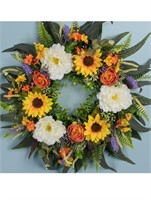 (New) Kmise Spring Wreaths for Front Door, 24