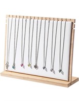 (New) Julysky Bamboo Necklace Display Stand for
