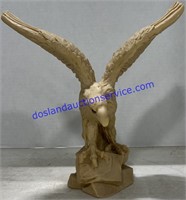 American Bald Eagle Figurine Cast Resin Artist