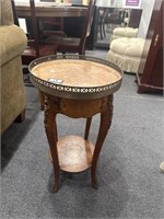 Small marble top stand