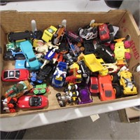 BOX OF TOY CARS
