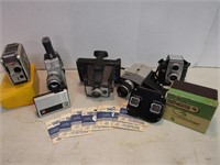 Vintage Lot-Cameras, Transistor Radio, View Master