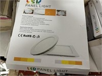 3 Boxes of 10 LED Panel Lights