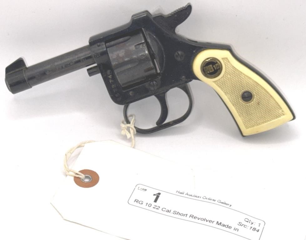 RG -10 22 Cal. Short Revolver Made in Germany