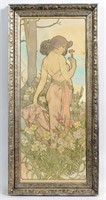 Alphonse Mucha "Les Fleurs: The Carnation", 1898