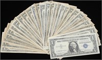 (28) $1 SILVER CERTIFICATES
