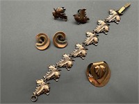Copper Jewelry Selection, as pictured