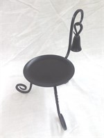 Cast iron candlestand with snuffer