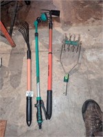 Garden tools, water wand, etc