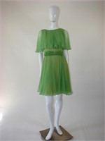DuBarry Fashion Pleated 1970s Dress