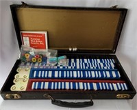 VINTAGE MAH JONG GAME IN CARRYING CASE