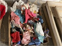 BOX OF DOLL CLOTHES