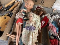 BOX OF DOLLS