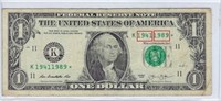 US$1 FRN Star Note 11K Fancy SN Date VF.FN32?