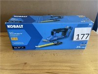 KOBALT 24V 2-IN-1 SHEAR/SHRUBBER W/BAT & CHRGR