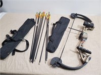 Bear Compound Bow, and Arrows