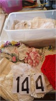 Table Clothes, Doilies and Tote of Other