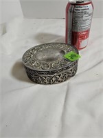 Silver plate jewelery box, (Georgani)