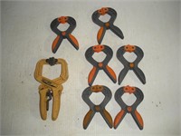 (7) Hand Clamps